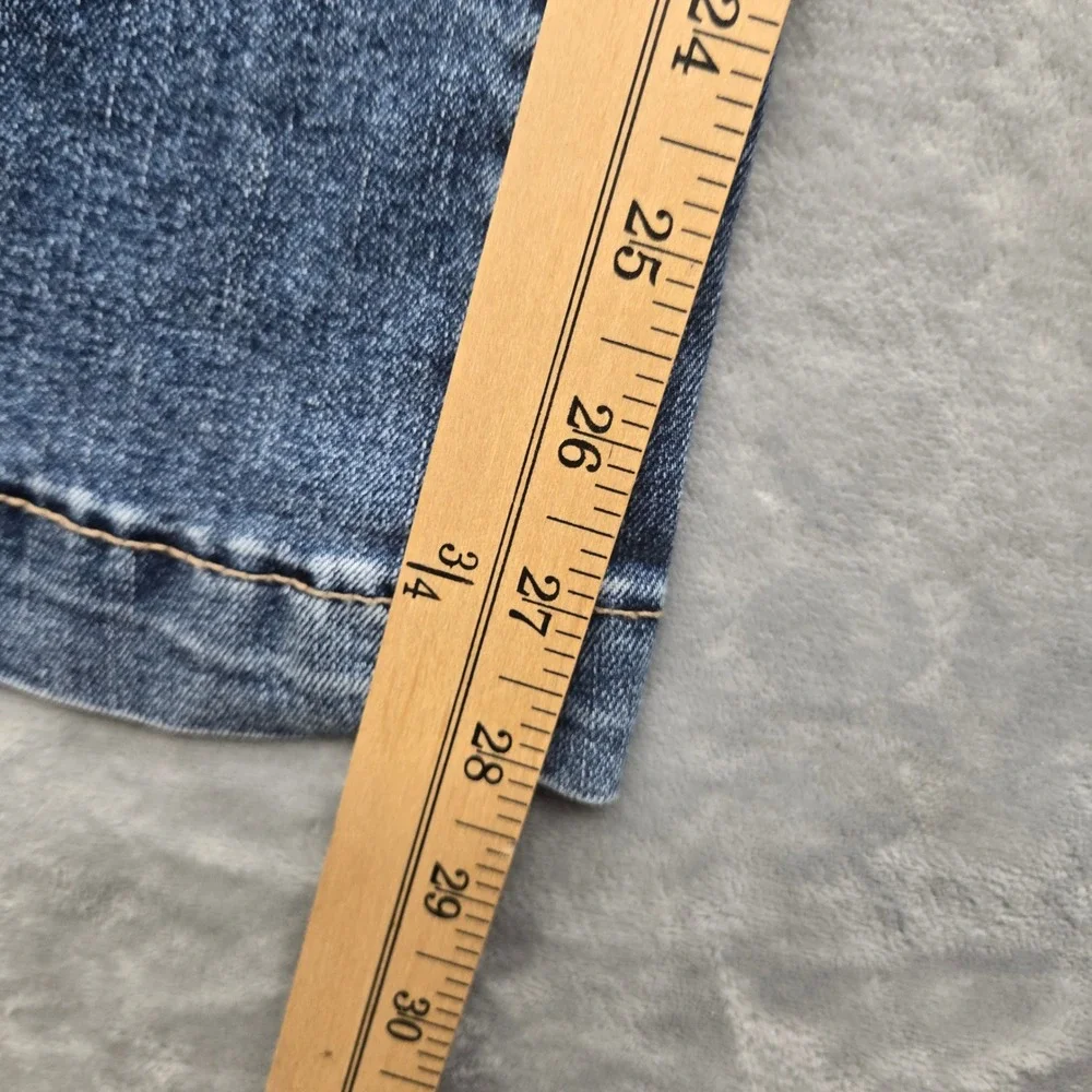 DKNY Jeans Womens Size 30 Blue Flare Leg Denim Pants Medium Wash High‎ Rise